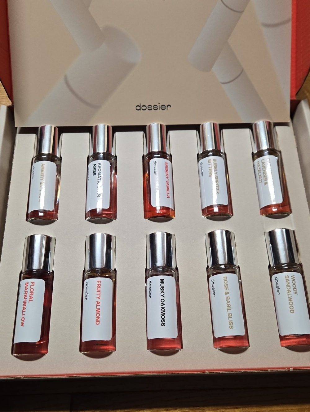 Dossier Perfume Discovery Kit Sample Set
